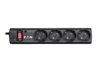 Eaton Protection Strip PS4D Strømstødsbeskytter 4-stik 10A Sort