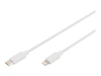 DIGITUS Lightning-kabel 2m Hvid