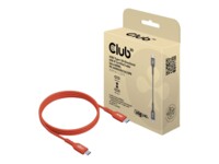 Club 3D USB Type-C kabel 1m Rød