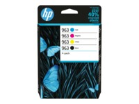 HP 963 Sort Gul Cyan Magenta Blæk 6ZC70AE#301