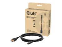 Club 3D Videoadapterkabel 2m Sort