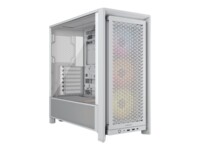 CORSAIR FRAME 4000D RS ARGB Tower Udvidet ATX Hvid