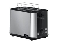 Braun PurShine HT 1510 BK Brødrister Rustfrit stål/sort