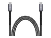 FIXED Armor USB 2.0 USB Type-C kabel 2m Grå