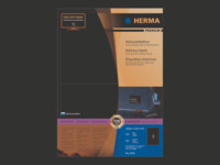 HERMA Premium Laminerede adressemærkater 199.6 x 143.5 mm 200etikette(r)