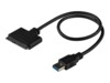 StarTech.com SATA to USB Cable - USB 3.0 to 2.5' SATA III Hard Drive Adapter - External Converter for SSD/HDD Data Transfer (USB3S2SAT3CB) Lagringskontrol