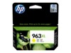 HP 963XL Gul 1600 sider Blæk 3JA29AE