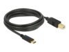 Delock USB Type-C kabel 3m Sort