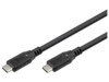 Goobay 74203 USB-C to USB-C 3m Sort
