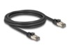DeLOCK CAT 6a U/FTP 2m Netværkskabel Sort