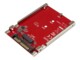 StarTech.com M.2 to U.2 Adapter - For M.2 PCIe NVMe SSDs - PCIe M.2 Drive to U.2 (SFF-8639) Host Adapter - M2 SSD Converter (U2M2E125) Interfaceadapter