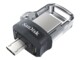 SanDisk Ultra Dual 128GB USB 3.0 / micro USB USB stick Sort Sølv