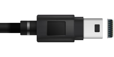 Kabel ende: 8-Pin Mini USB Male