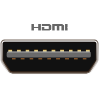 HDMI Micro Male forbindes til denne port/kabelende