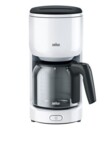 Braun KF 3100 Fuldautomatisk kaffemaskine Hvid