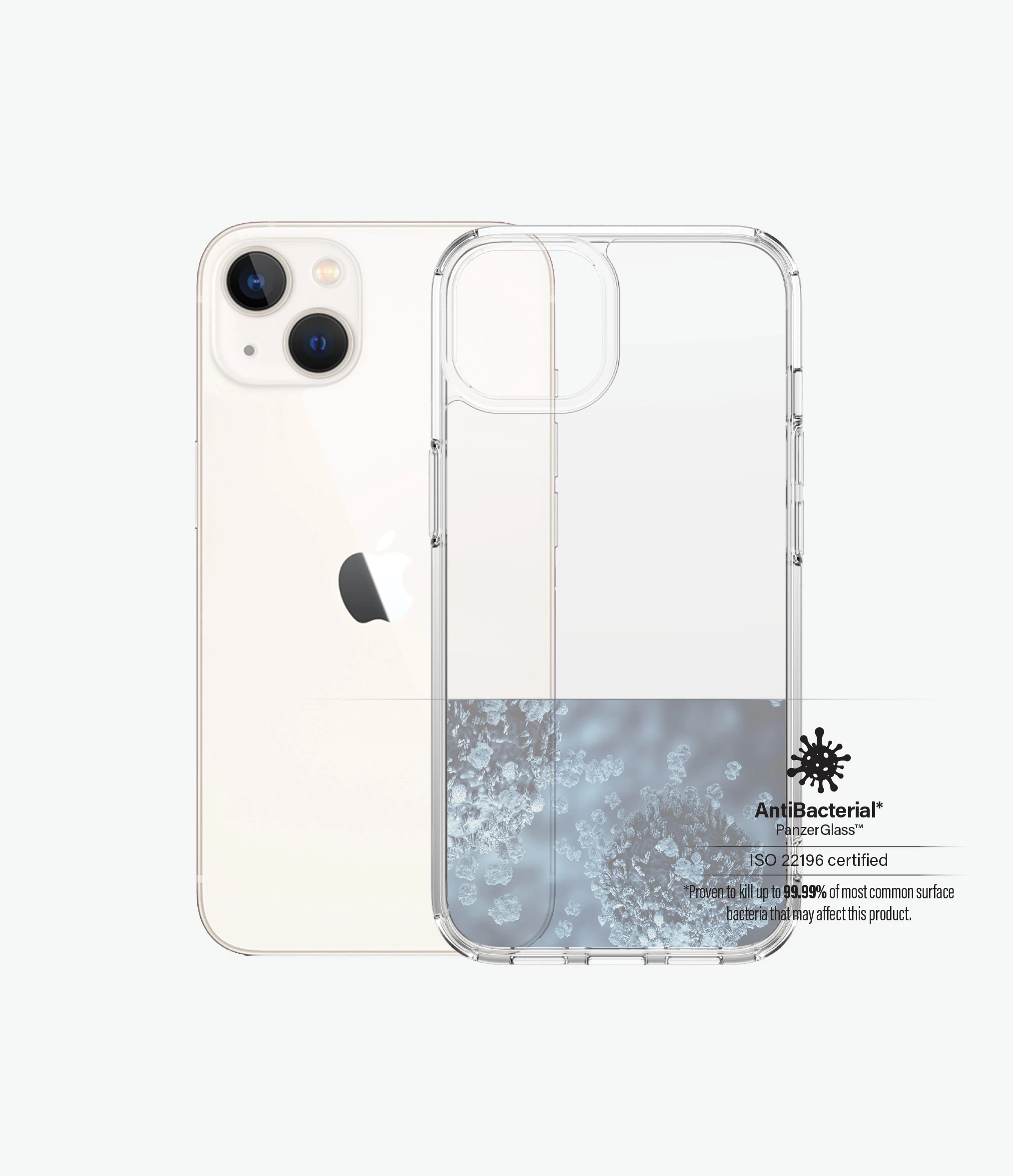 PanzerGlass HardCase Clear Edition Beskyttelsescover Apple iPhone 13