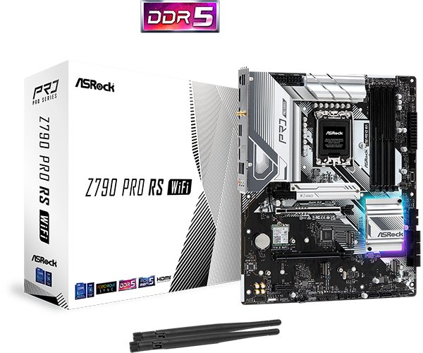 ASROCK Z790 PRO RS WiFi  ATX Intel DDR5 S1700 retail