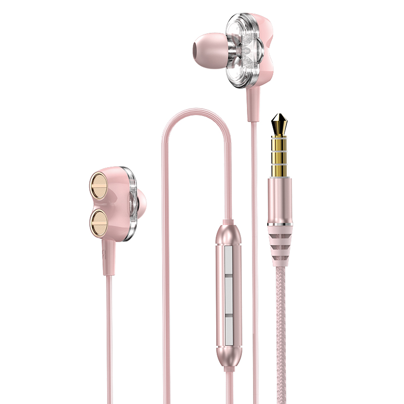 Dudao X15 in-ear headphones Pink
