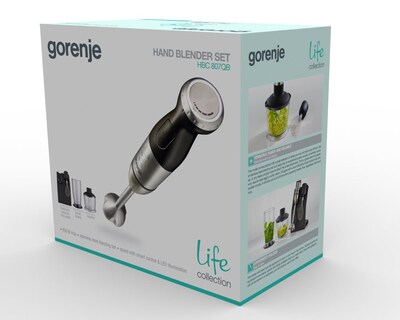 Gorenje Life Collection HBC807QB Stavblender Sort