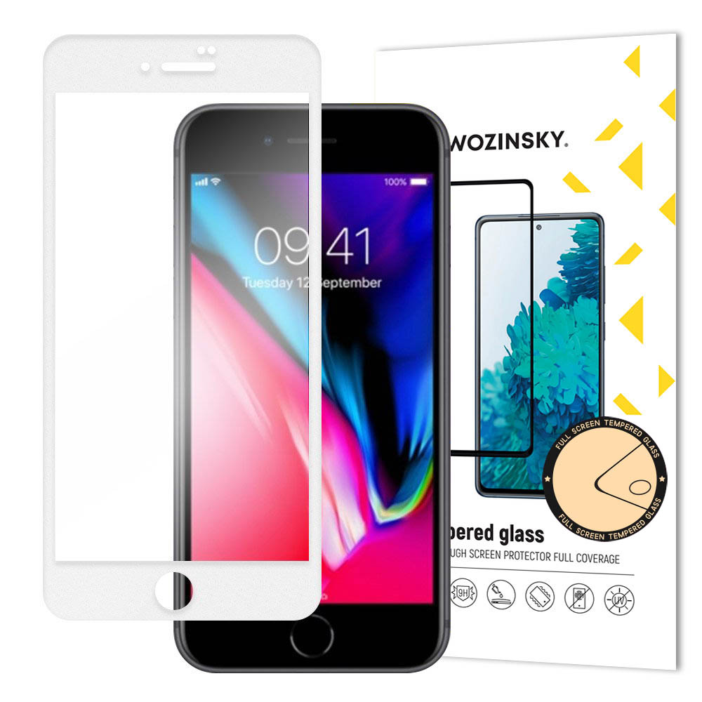 Wozinsky Tempered Glass for iPhone 7/8/SE White
