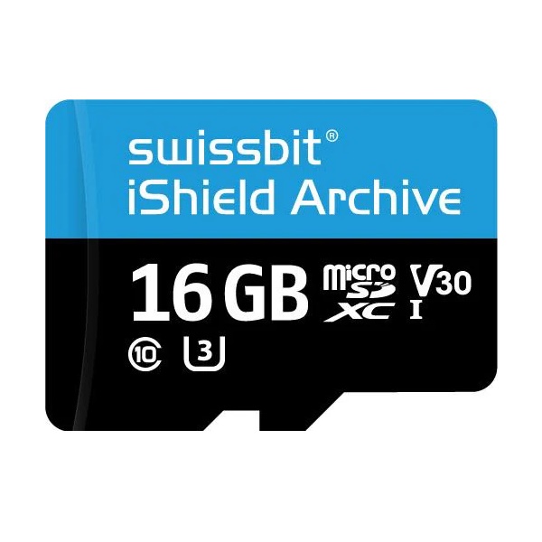Swissbit PS66u iShield Archive 16 GB microSD Card