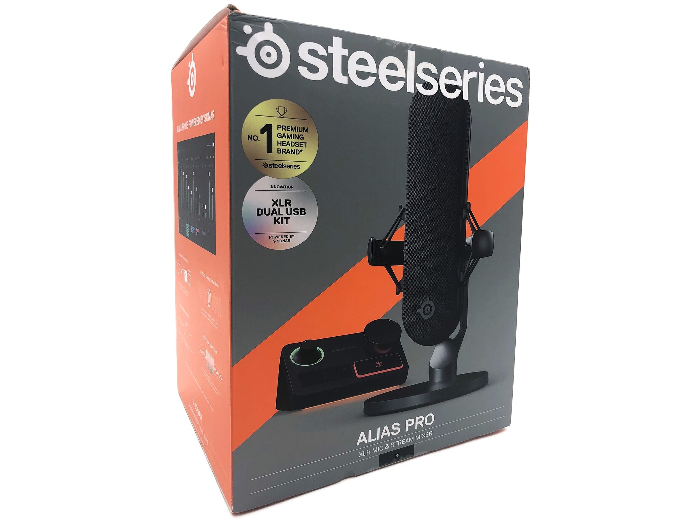 SteelSeries Alias Pro Mikrofon Kabling Kardioide Sort