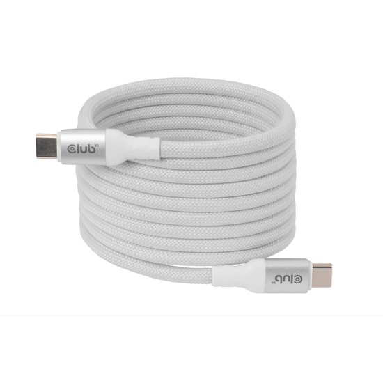 Club 3D USB Type-C kabel 2m Hvid