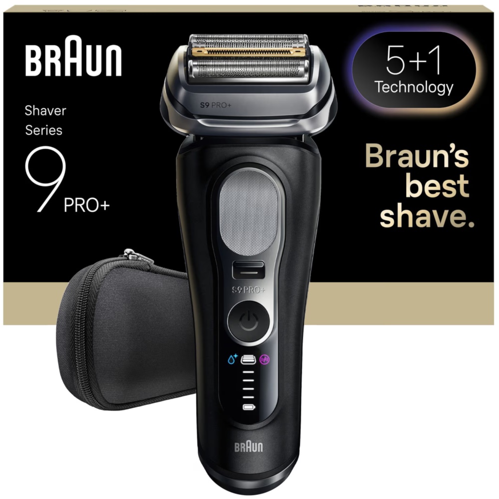 Braun Series 9 Pro+ 9600s Barbermaskine Sort