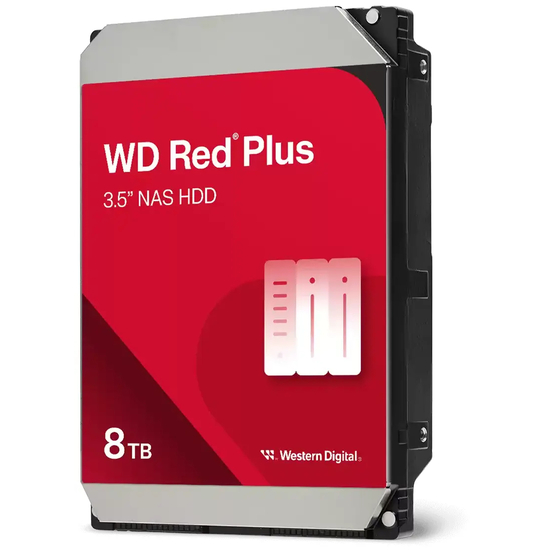 WD Red Plus Harddisk WD80EFPX 8TB 3.5' Serial ATA-600 5640rpm