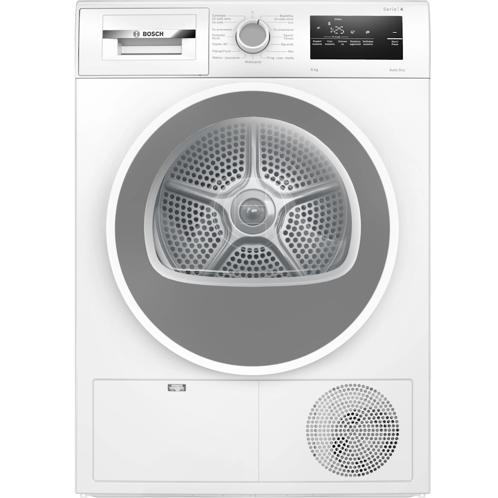 BOSCH WTH85077PL Series 4 Heat Pump Washer Dryer 8kg White