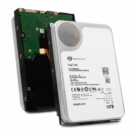 SEAGATE EXOS X X14 14TB, 512E, SATA 6GB/S ST14000NM0018 256MB CACHE