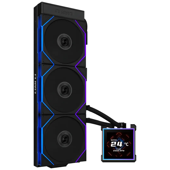 Lian Li HydroShift II LCD-S 360 TL Vandkøler 1-pack Sort 120 mm