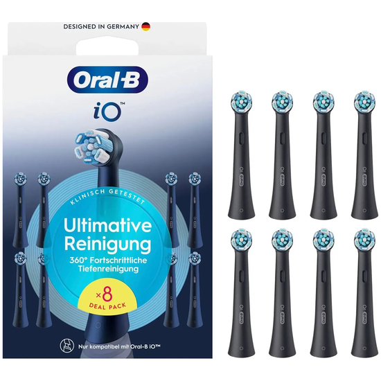 Oral-B iO Series Ultimate Clean 8-pack Black