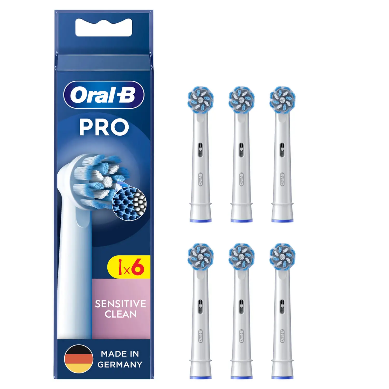 Oral-B Aufsteckbürsten Pro Sensitive Clean 6er