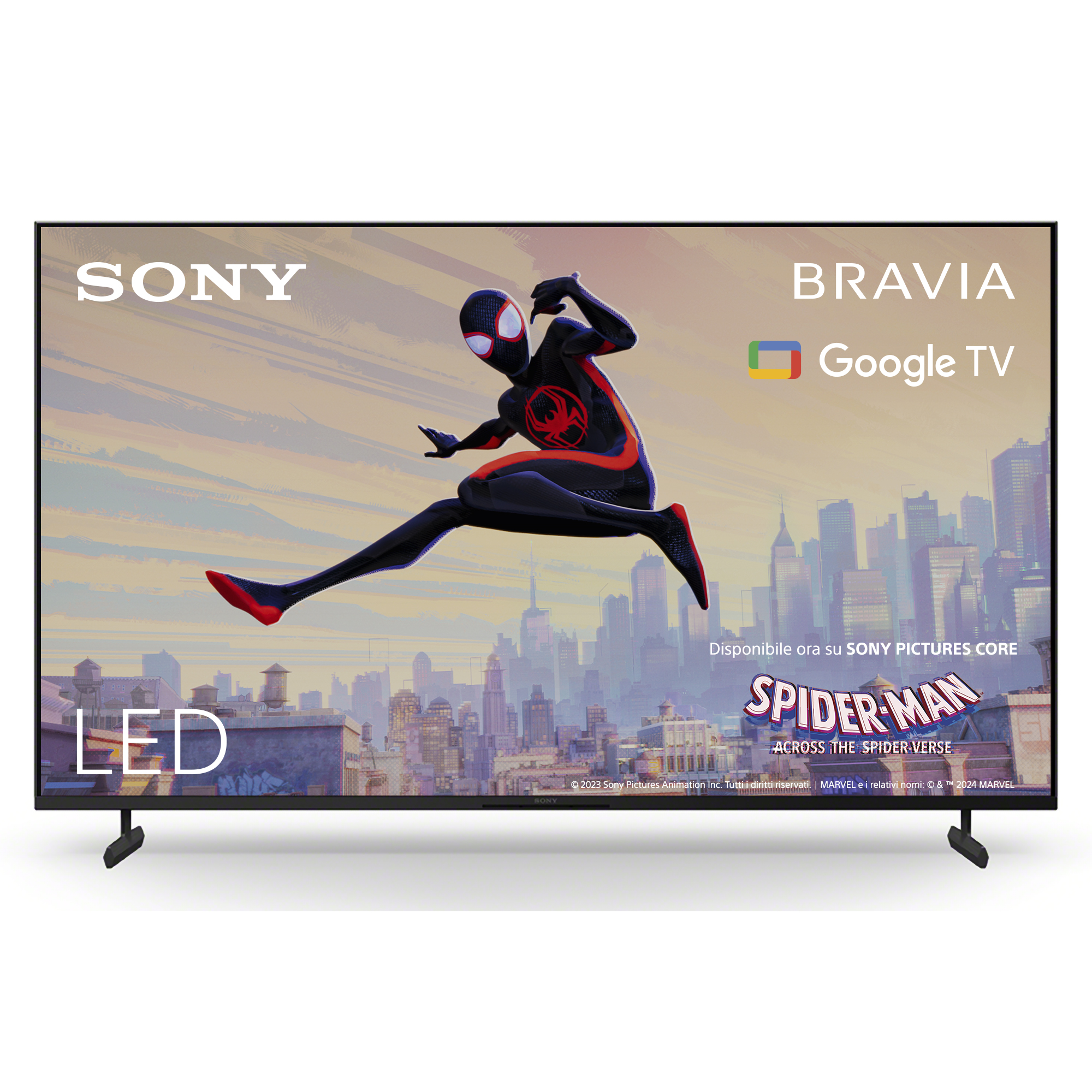 Sony KD-65X80L 65' 4K Ultra HD Sort