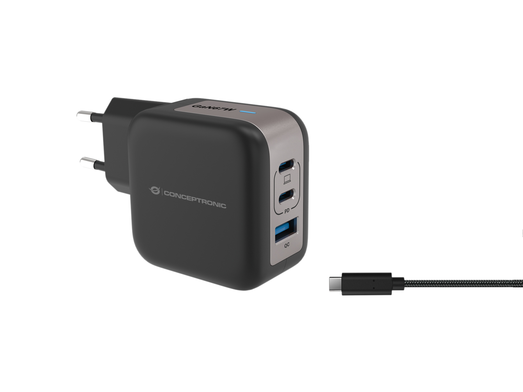 Conceptronic ALTHEA17B Adapter 2xUSB-C