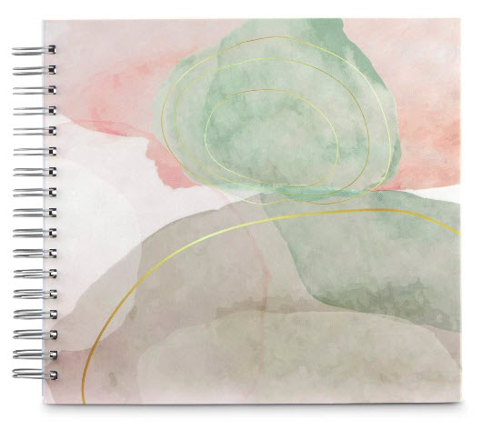 Hama Watercolor grün 28x24 50 ws. Seiten Spiral-Album 7603