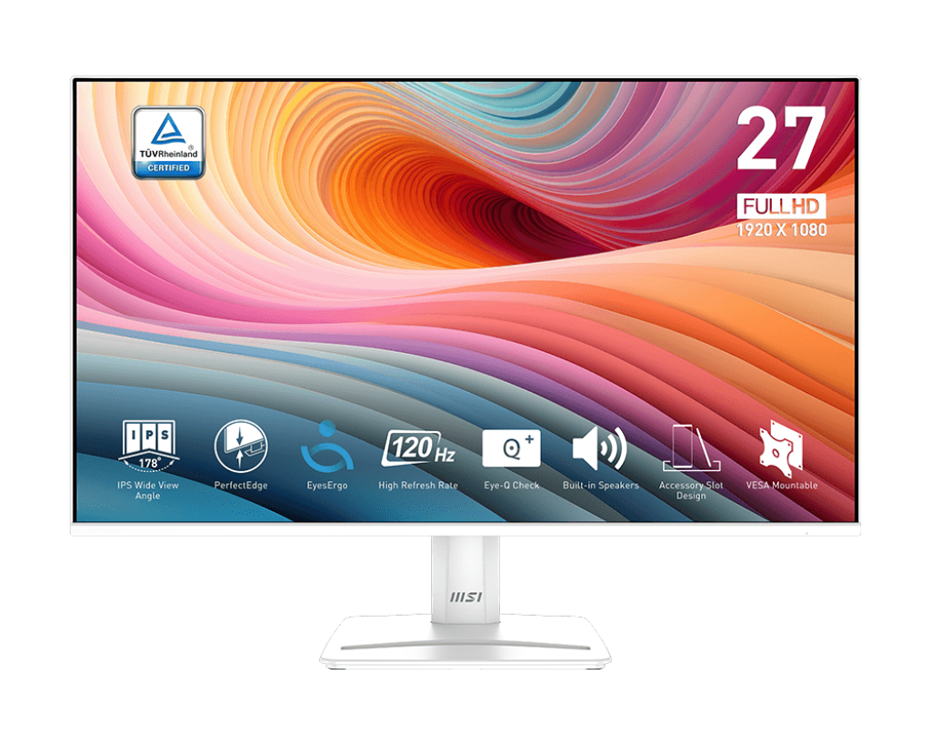 MSI Pro MP275W E2 27' IPS 1920 x 1080 (Full HD) HDMI DisplayPort 120 Hz