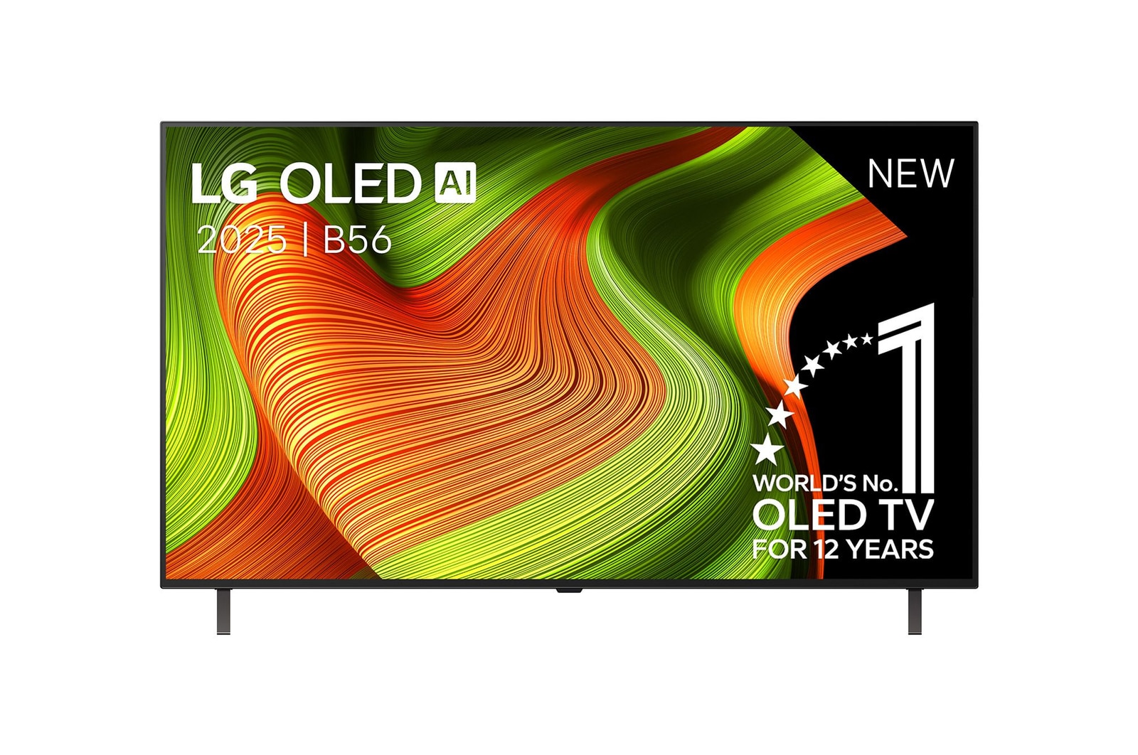 LG OLED AI OLED55B56LA 55' 4K Ultra HD Sort