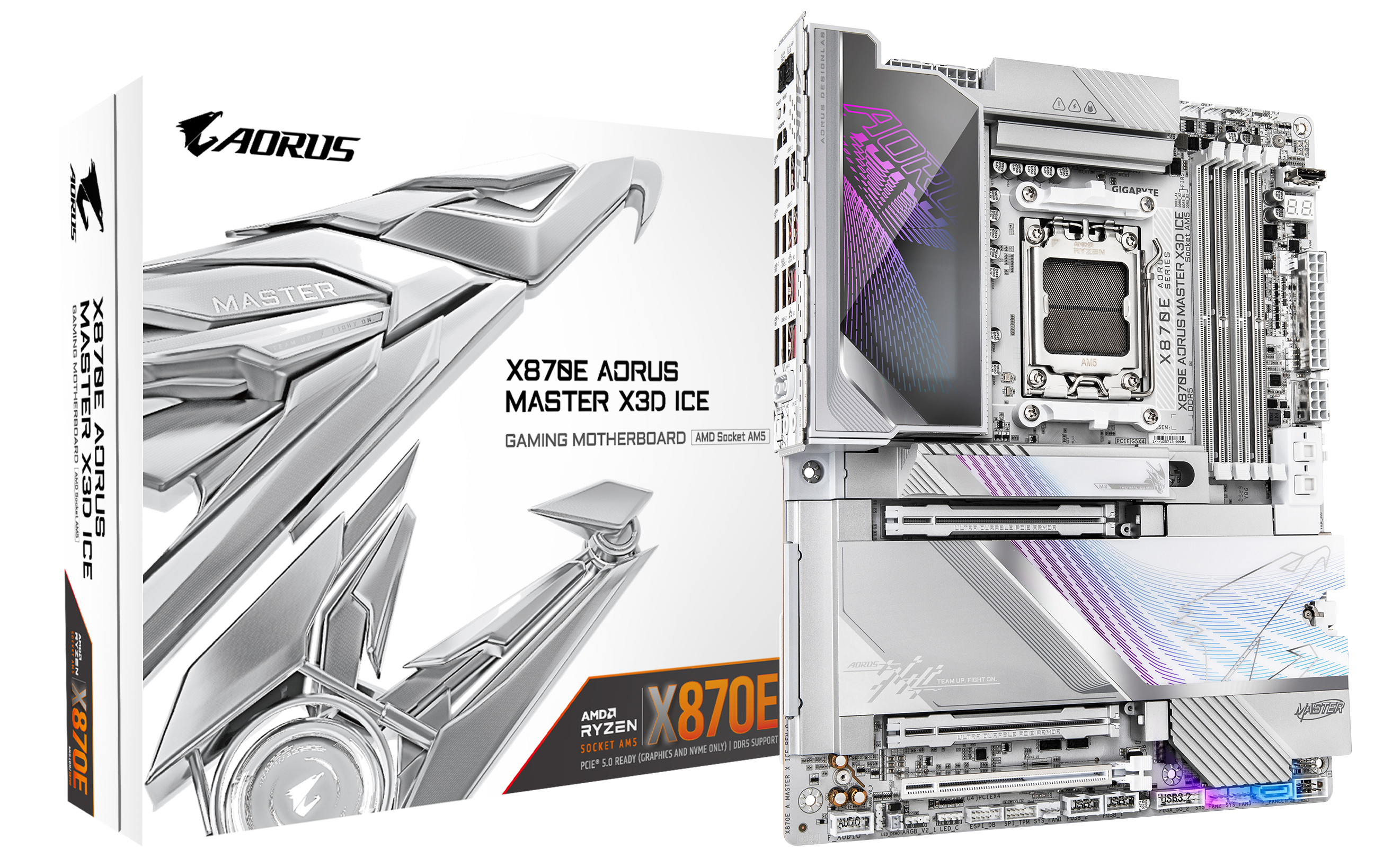 Gigabyte X870E AORUS MASTER X ICE (X870,AM5,ATX,DDR5)