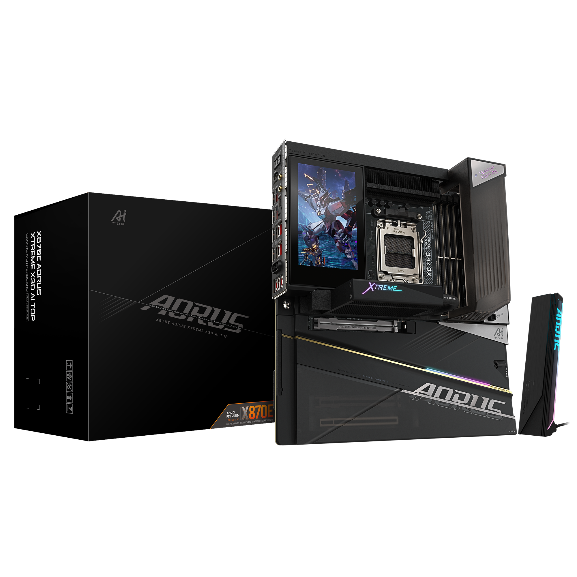 GIGABYTE X870E AORUS XTREME X3D AI TOP Udvidet ATX AM5 AMD X870E