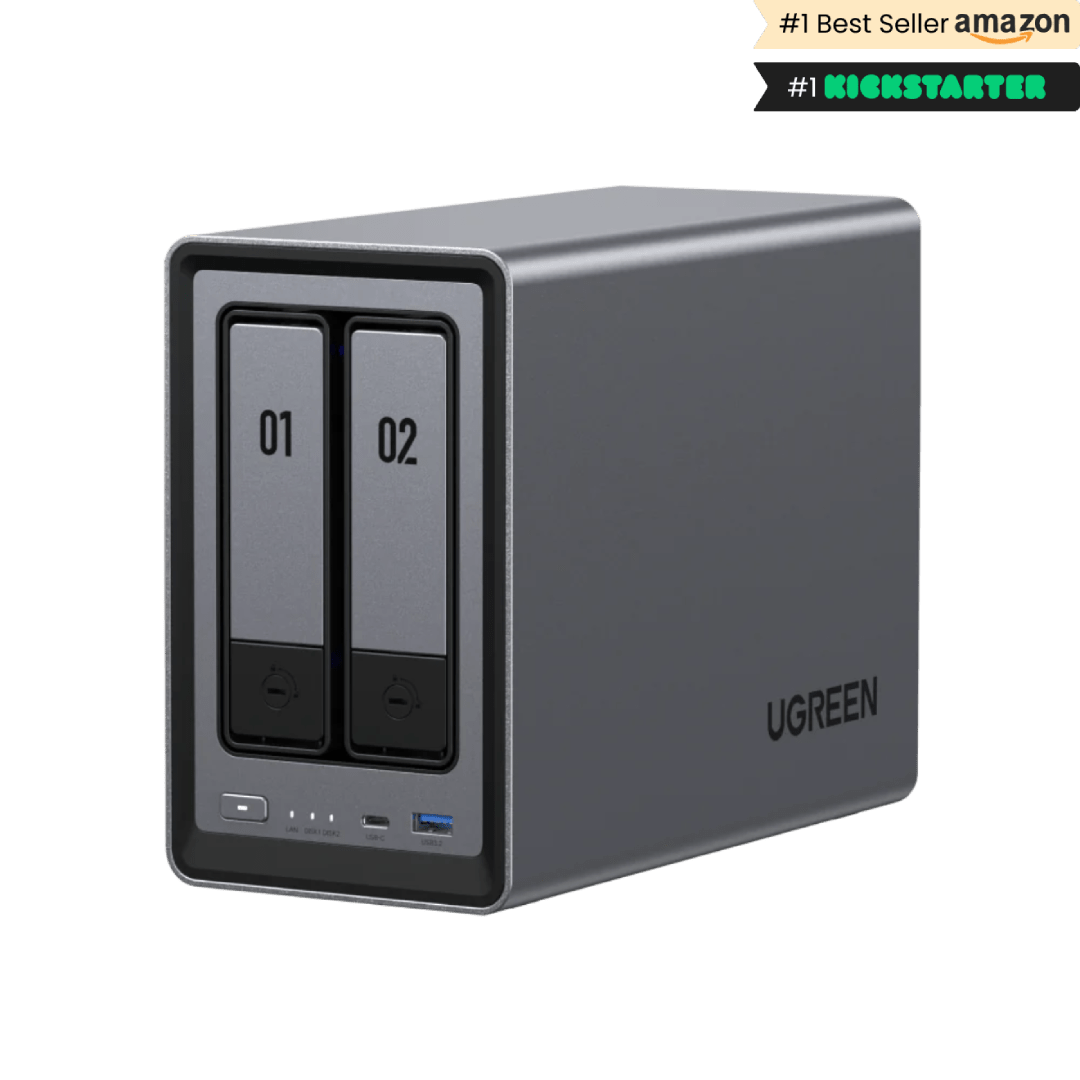 UGREEN NASync DXP2800 NAS System 2-Bay 24TB inkl. 2x Seagate IronWolf ST12000VN0008 12 TBB