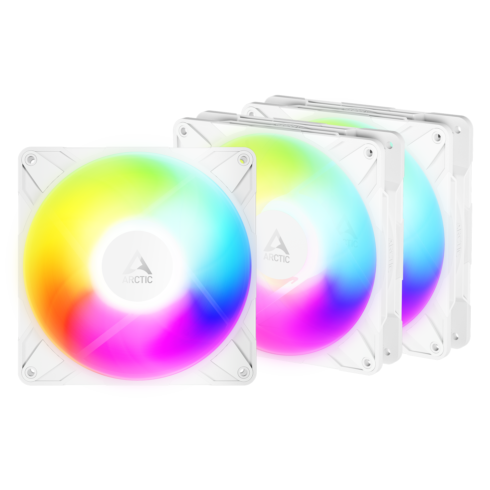 ARCTIC Freezer P14 Pro Reverse A-RGB (White) - 3 Pack Kabinetblæser 3-pack Hvid 140 mm