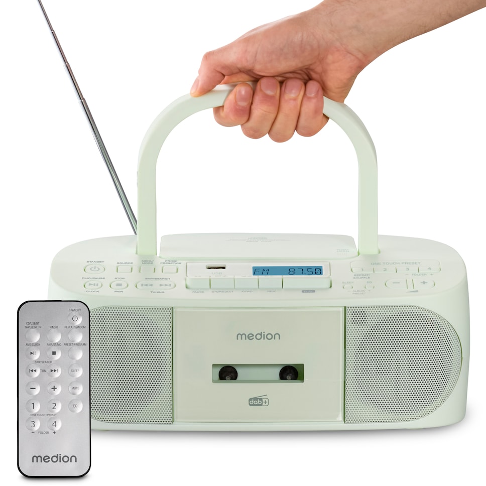 MEDION® LIFE® DRX-1 Plus Boombox grün