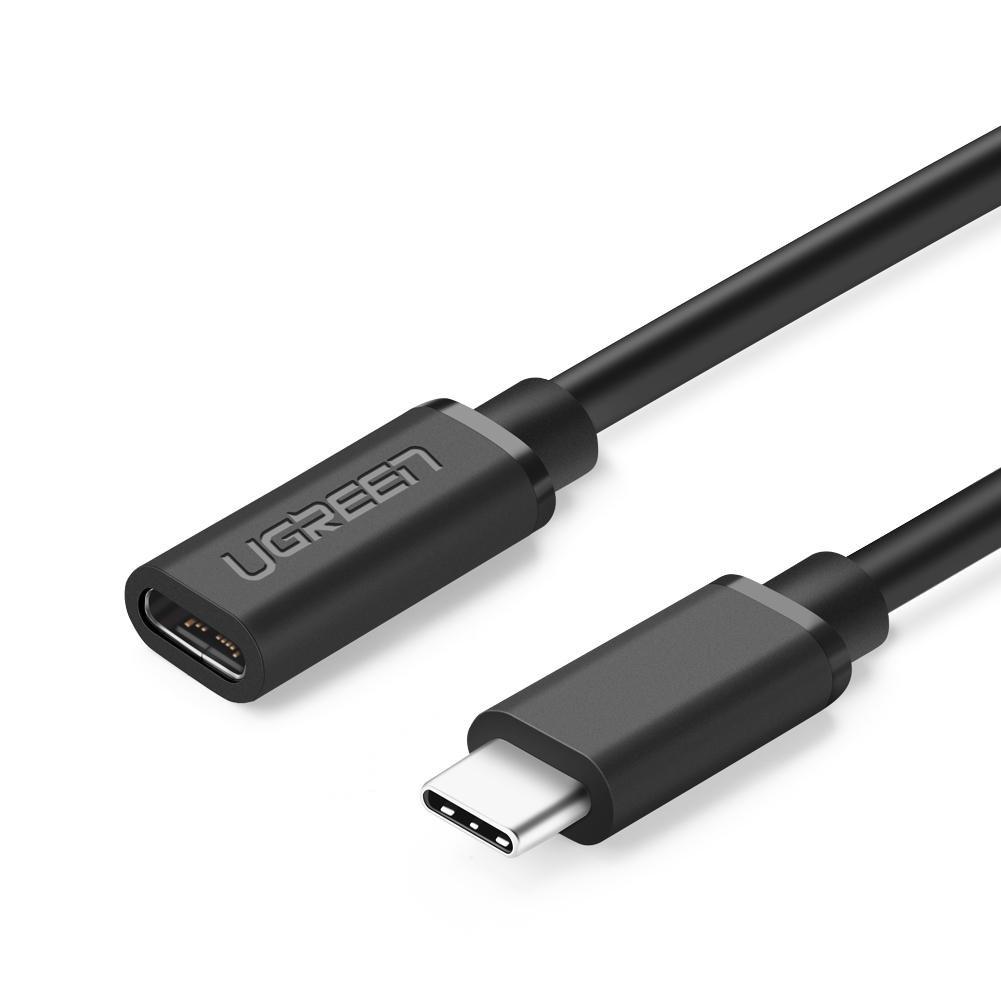 Ugreen 40574 USB-C to USB-C 0,5m Sort
