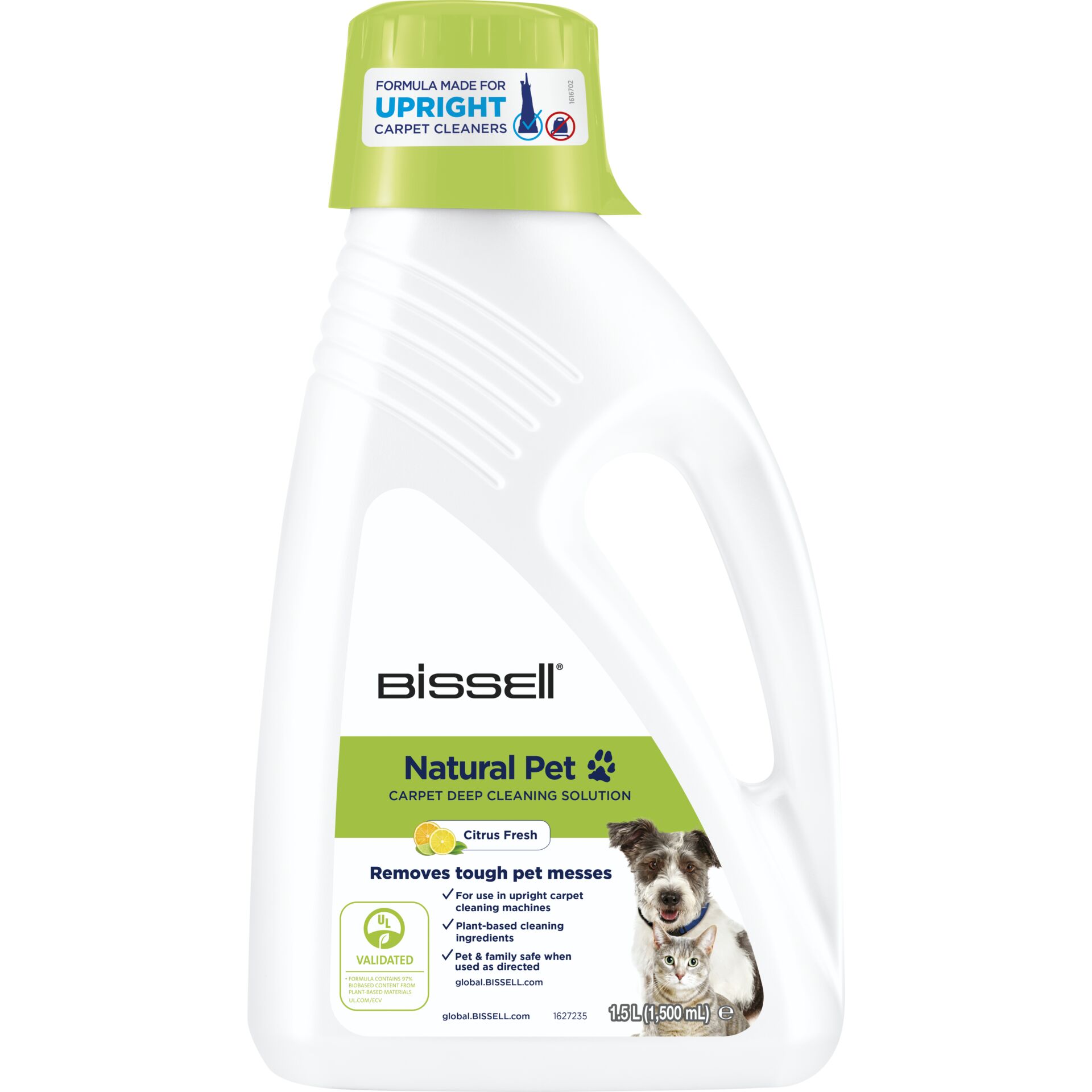 BISSELL Cleaning Solution Natural Wash&Refresh Pet Carpet 1.5L