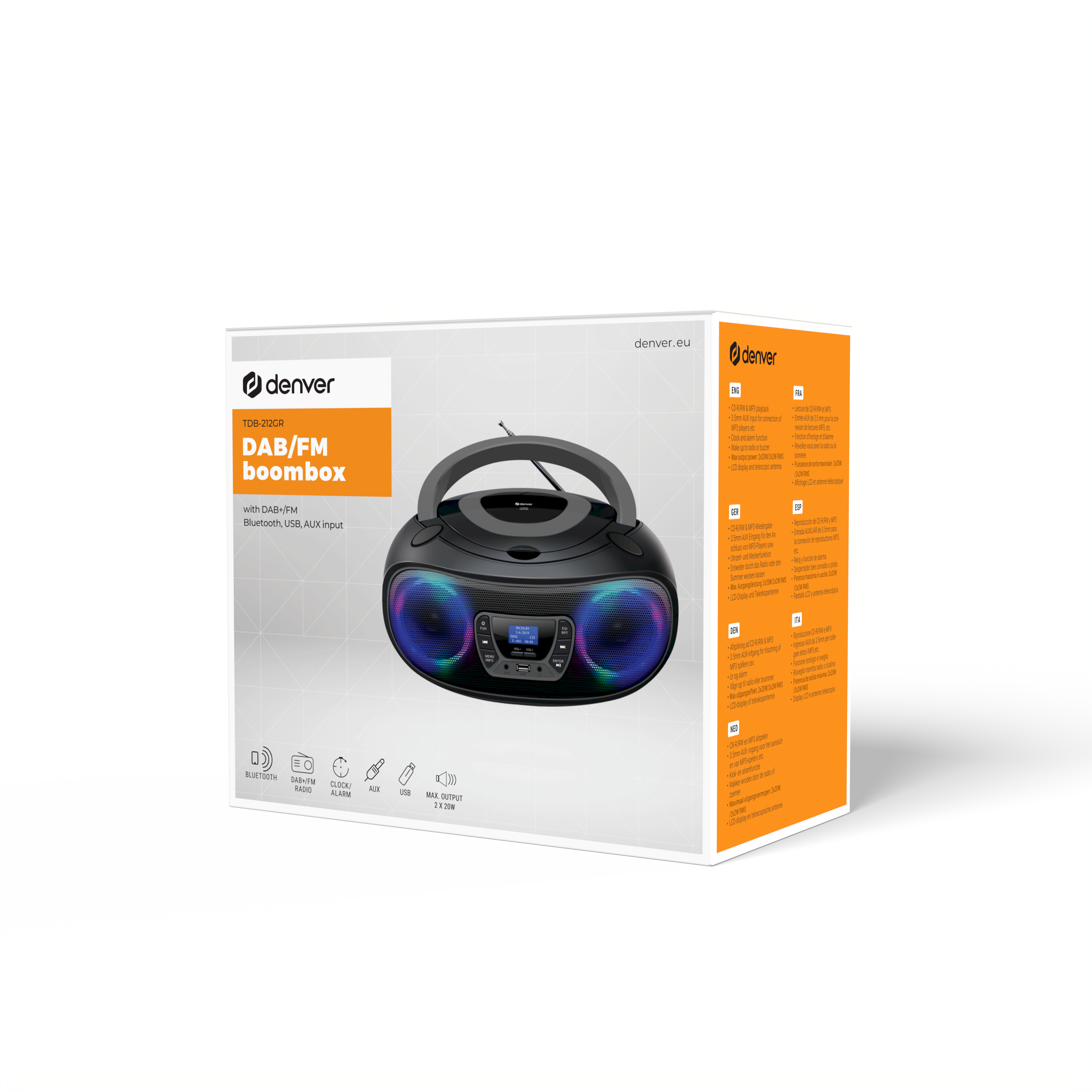 Denver TDB-212GR GREY