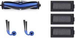 Ecovacs DKT060223 DEEBOT X11 Service Kit Antibacterial Filter x3, Anti-Tangle Side Brush x2, Anti-Tangle Main Brush x1