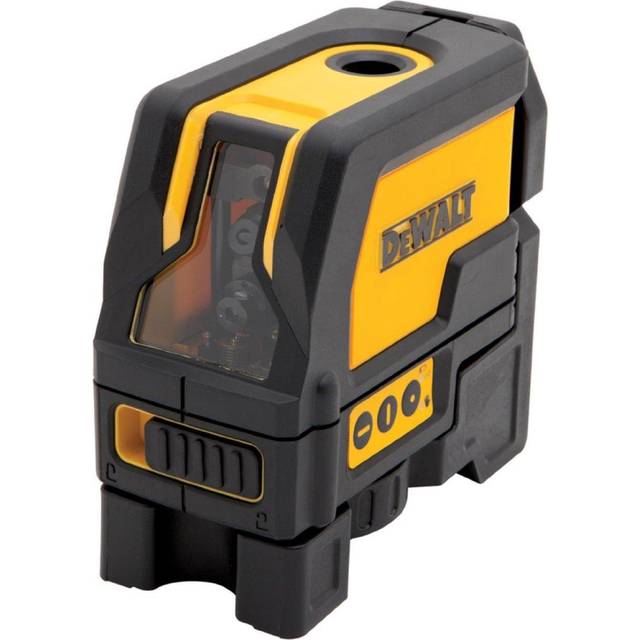 DeWalt DW0822-XJ Gelb/Schwarz Kreuzlinien-Laser mit 2 Lotpunkten