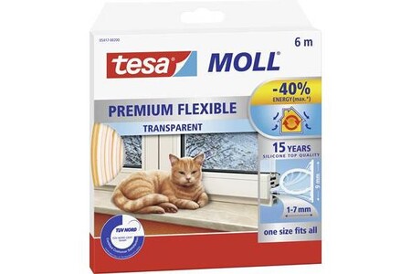 TESA 05417-200, Transparent, Silikone, 15 Ã…r, -50